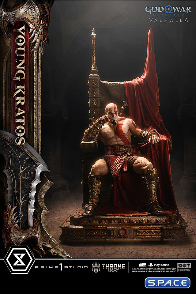 1/3 Scale Young Kratos Throne Legacy Statue - Bonus Version (God of War Ragnar�k)