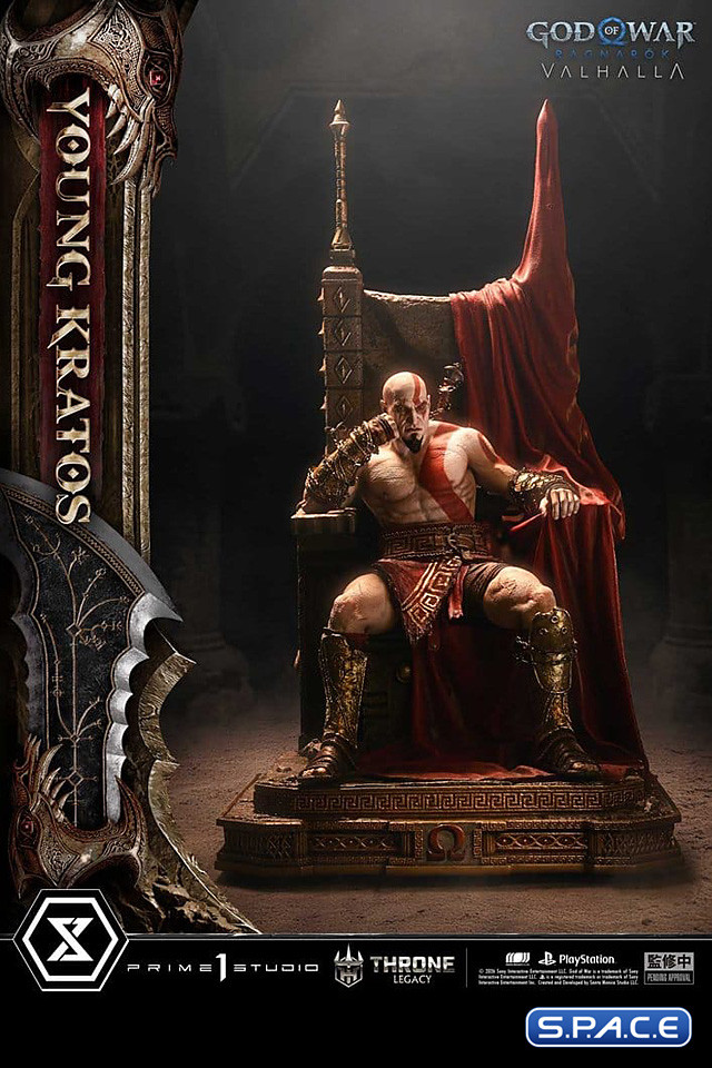 1/3 Scale Young Kratos Throne Legacy Statue (God of War Ragnar�k)