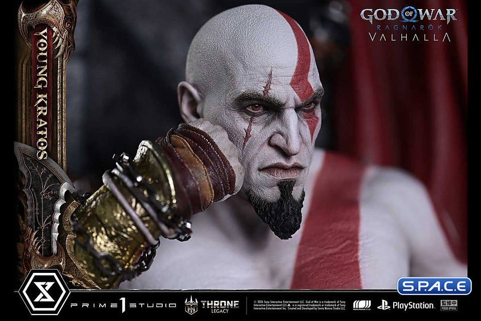 1/3 Scale Young Kratos Throne Legacy Statue (God of War Ragnar�k)