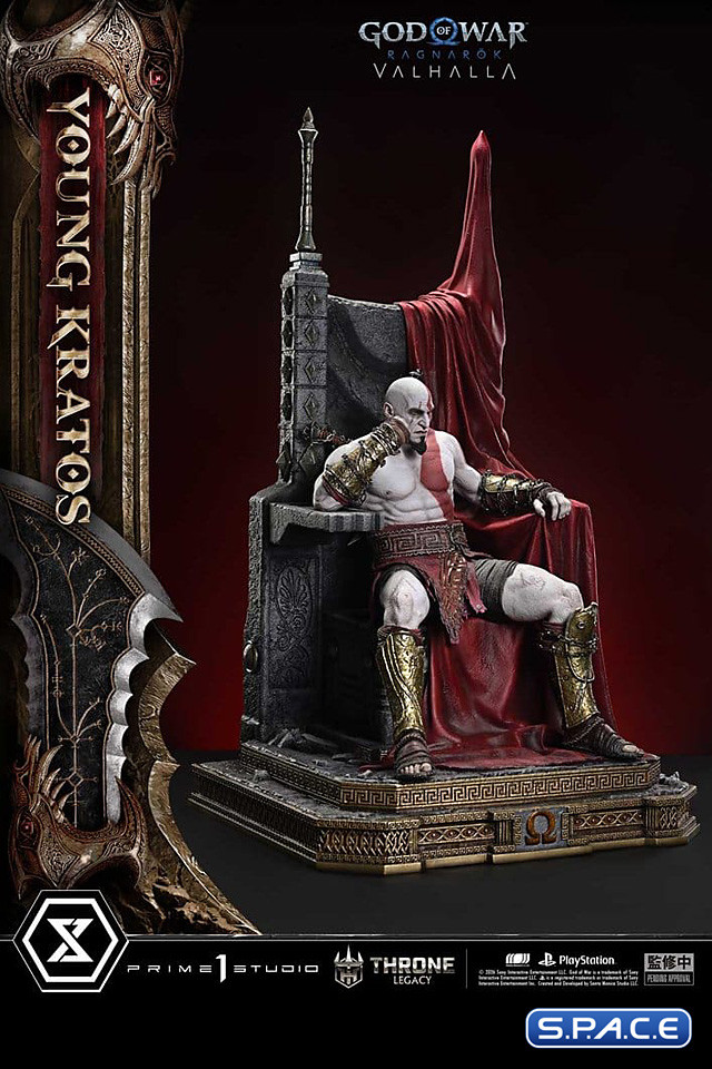 1/3 Scale Young Kratos Throne Legacy Statue (God of War Ragnar�k)