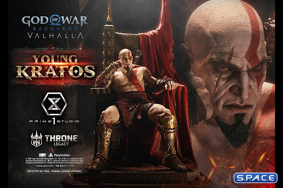 1/3 Scale Young Kratos Throne Legacy Statue (God of War Ragnar�k)