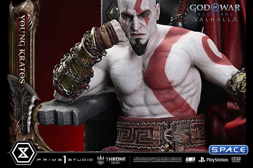 1/3 Scale Young Kratos Throne Legacy Statue (God of War Ragnar�k)