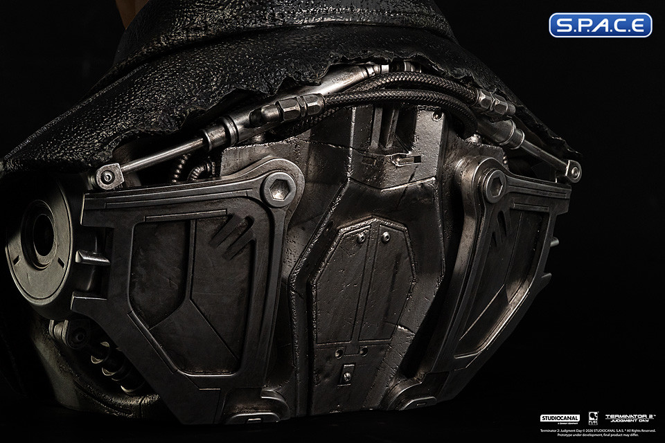 1:1 Battle Damaged T-800 Art Mask Life-Size Replica (Terminator 2)