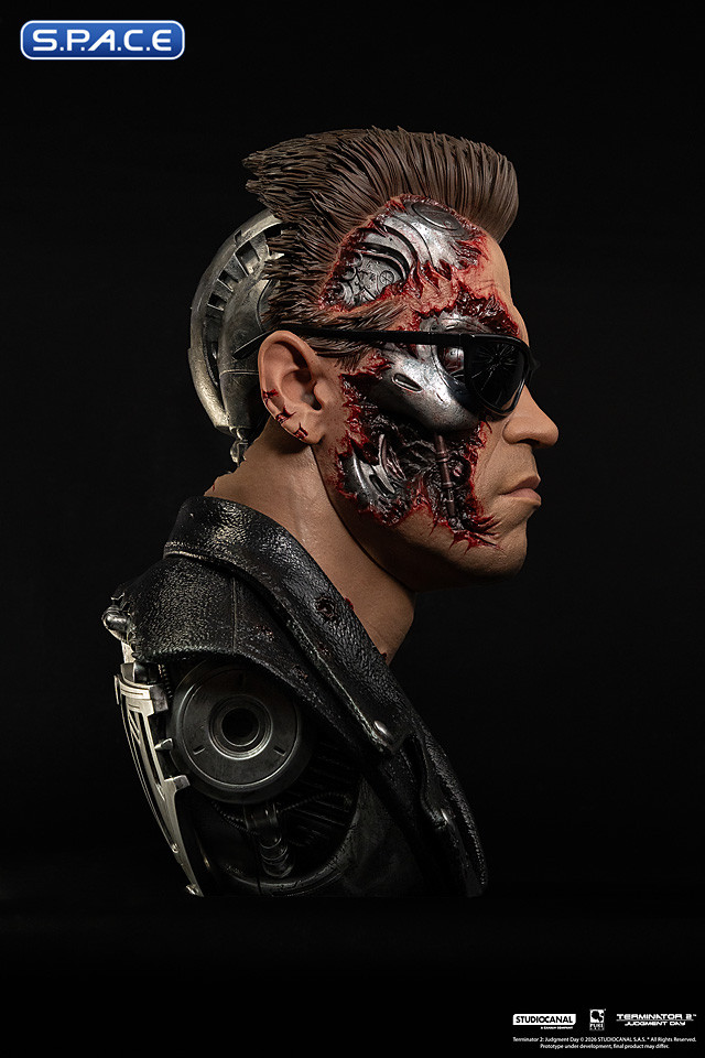 1:1 Battle Damaged T-800 Art Mask Life-Size Replica (Terminator 2)