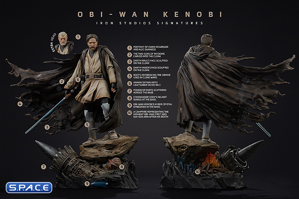 1/10 Scale Obi-Wan Signatures Art Scale Statue (Star Wars)