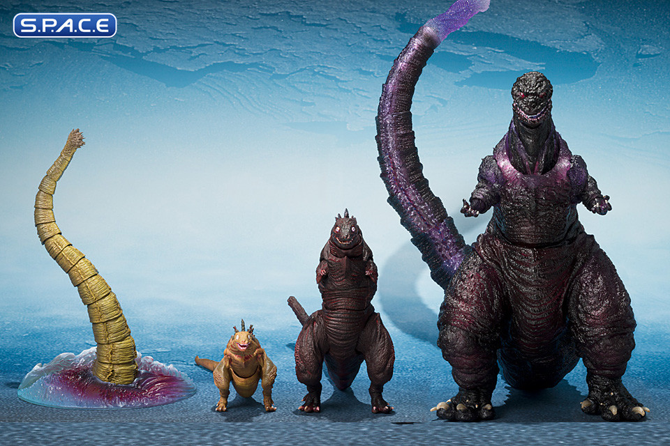 S.H.MonsterArts Godzilla 2nd Form & 3rd Form & Giant Unknown Creature Set (Shin Godzilla)