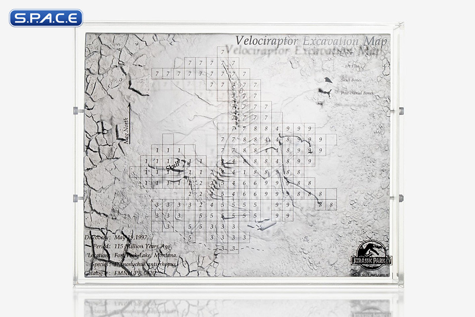 Velociraptor Excavation 3D Map (Jurassic Park III)