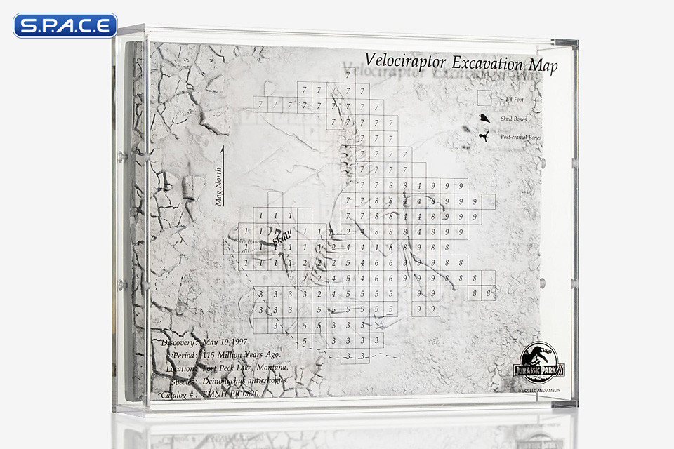 Velociraptor Excavation 3D Map (Jurassic Park III)