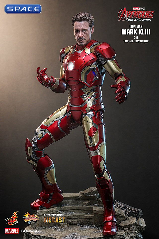 1/6 Scale Iron Man Mark XLIII 2.0 Movie Masterpiece MMS865D80 (Avengers: Age of Ultron)