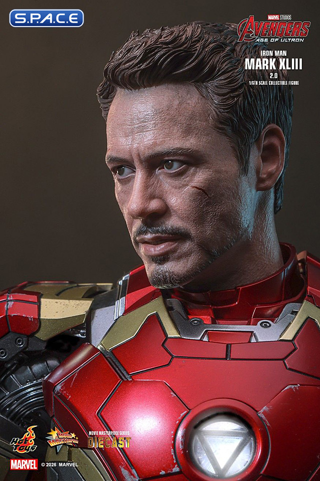 1/6 Scale Iron Man Mark XLIII 2.0 Movie Masterpiece MMS865D80 (Avengers: Age of Ultron)