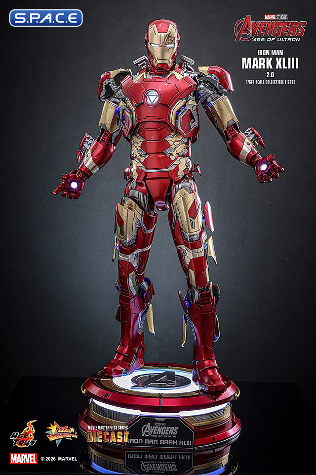 1/6 Scale Iron Man Mark XLIII 2.0 Movie Masterpiece MMS865D80 (Avengers: Age of Ultron)