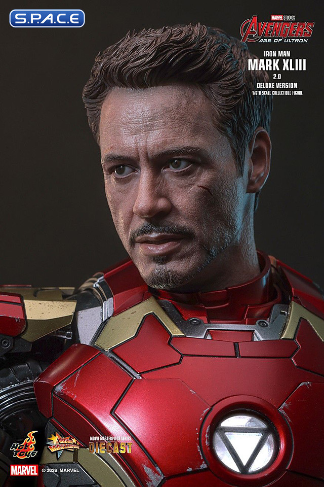 1/6 Scale Iron Man Mark XLIII 2.0 Deluxe Version Movie Masterpiece MMS866D81 (Avengers: Age of Ultron)
