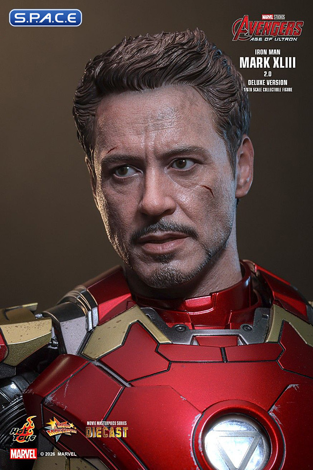 1/6 Scale Iron Man Mark XLIII 2.0 Deluxe Version Movie Masterpiece MMS866D81 (Avengers: Age of Ultron)