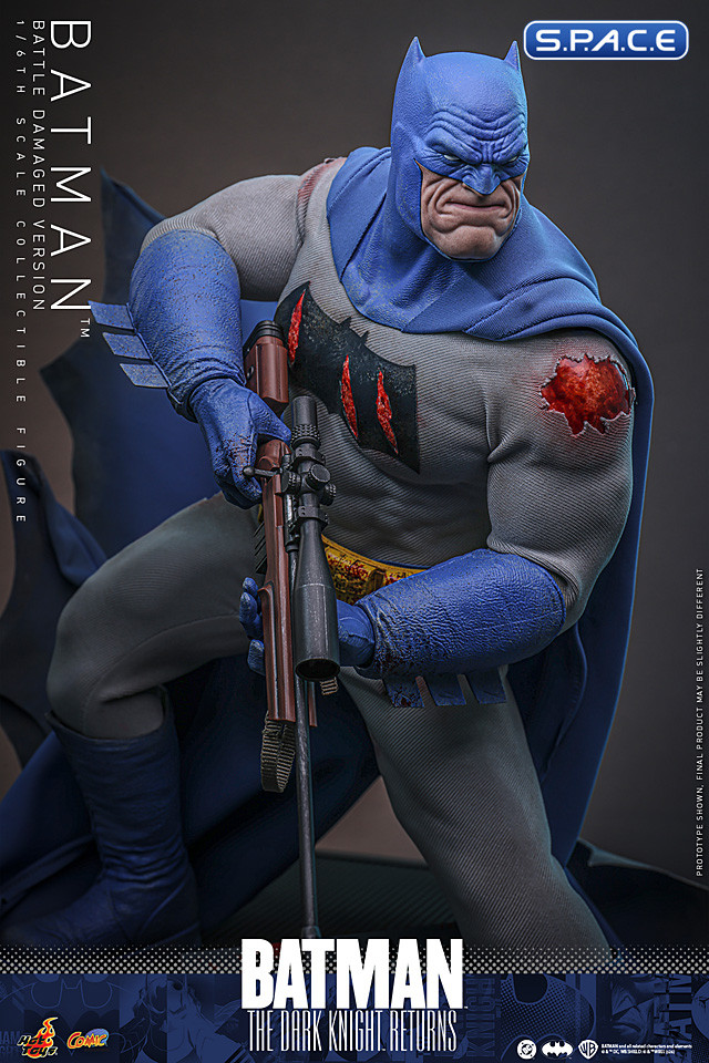 1/6 Scale Battle Damaged Batman Comic Masterpiece CMS031 (Batman: The Dark Knight Returns)