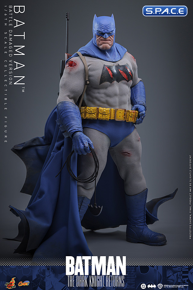1/6 Scale Battle Damaged Batman Comic Masterpiece CMS031 (Batman: The Dark Knight Returns)