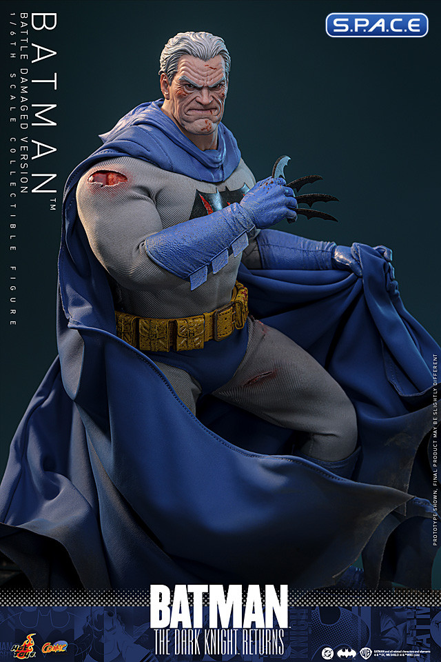 1/6 Scale Battle Damaged Batman Comic Masterpiece CMS031 (Batman: The Dark Knight Returns)