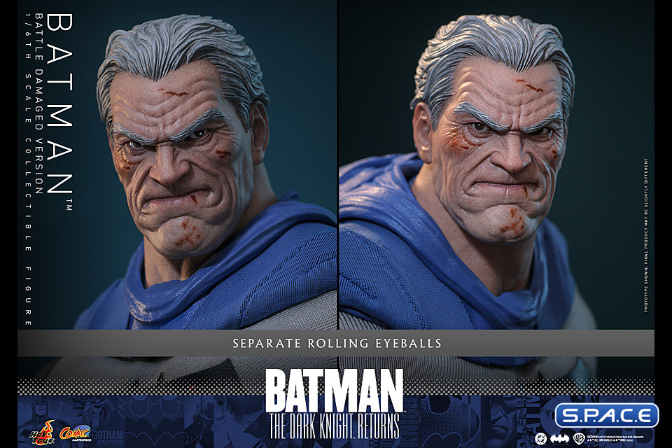 1/6 Scale Battle Damaged Batman Comic Masterpiece CMS031 (Batman: The Dark Knight Returns)
