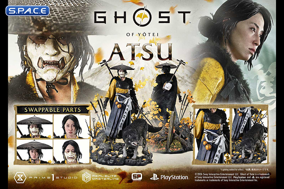 1/4 Scale Atsu Real Elite Masterline Statue (Ghost of Yotei)