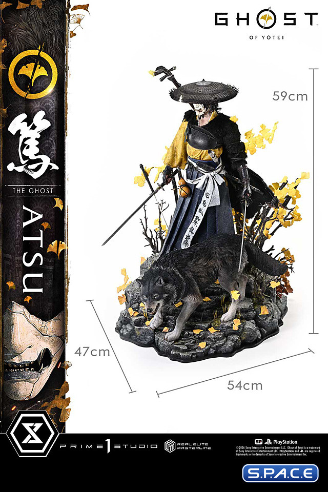1/4 Scale Atsu Real Elite Masterline Statue (Ghost of Yotei)