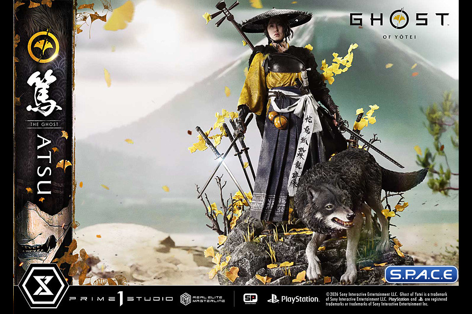 1/4 Scale Atsu Real Elite Masterline Statue (Ghost of Yotei)