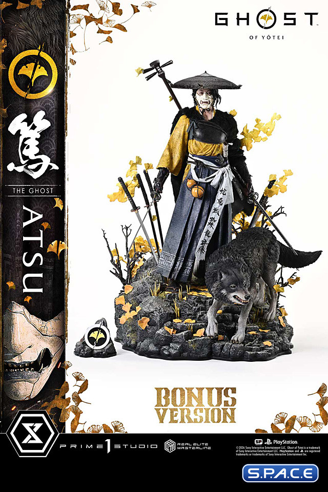1/4 Scale Atsu Deluxe Real Elite Masterline Statue - Bonus Version (Ghost of Yotei)