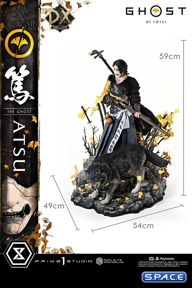 1/4 Scale Atsu Deluxe Real Elite Masterline Statue - Bonus Version (Ghost of Yotei)