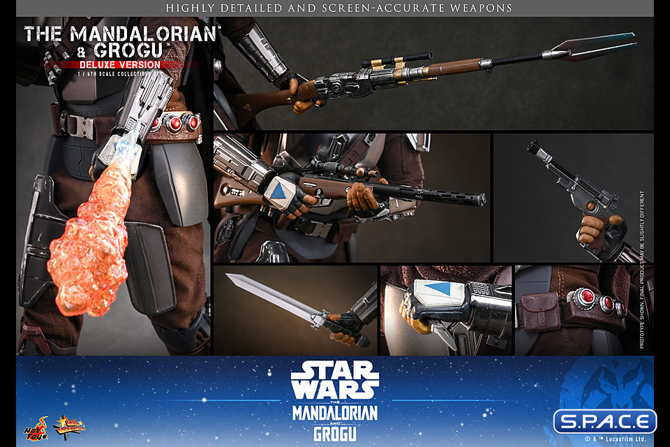 1/6 Scale The Mandalorian and Grogu Deluxe Version Movie Masterpiece Set MMS872 (Star Wars: The Mandalorian and Grogu)