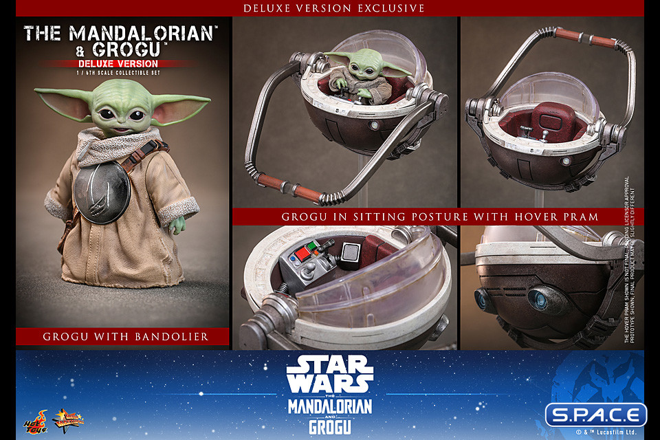 1/6 Scale The Mandalorian and Grogu Deluxe Version Movie Masterpiece Set MMS872 (Star Wars: The Mandalorian and Grogu)