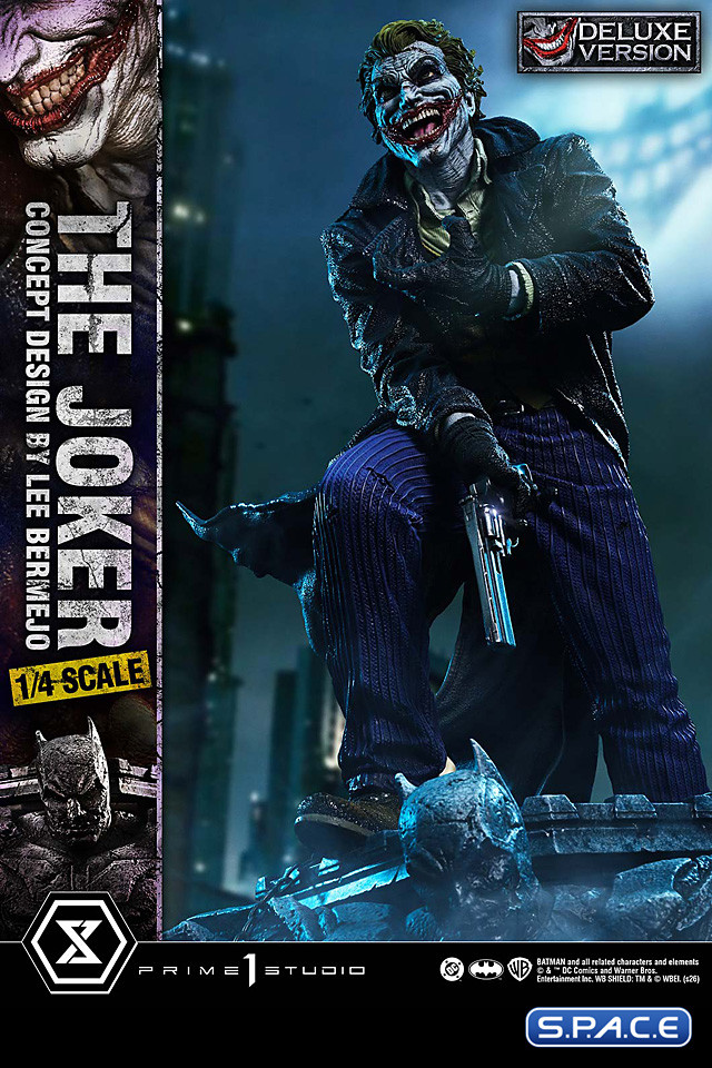 1/4 Scale The Joker �Concept Design by Lee Bermejo� Ultimate Premium Masterline Statue - Deluxe Bonus Version (DC Comics)