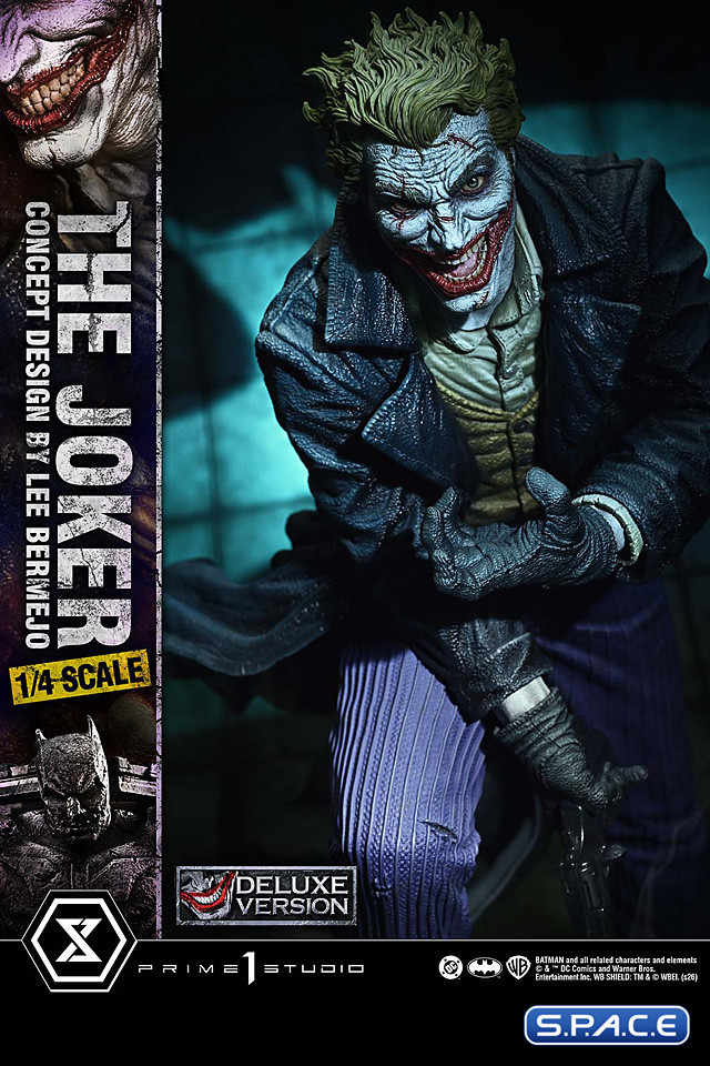 1/4 Scale The Joker �Concept Design by Lee Bermejo� Ultimate Premium Masterline Statue - Deluxe Bonus Version (DC Comics)