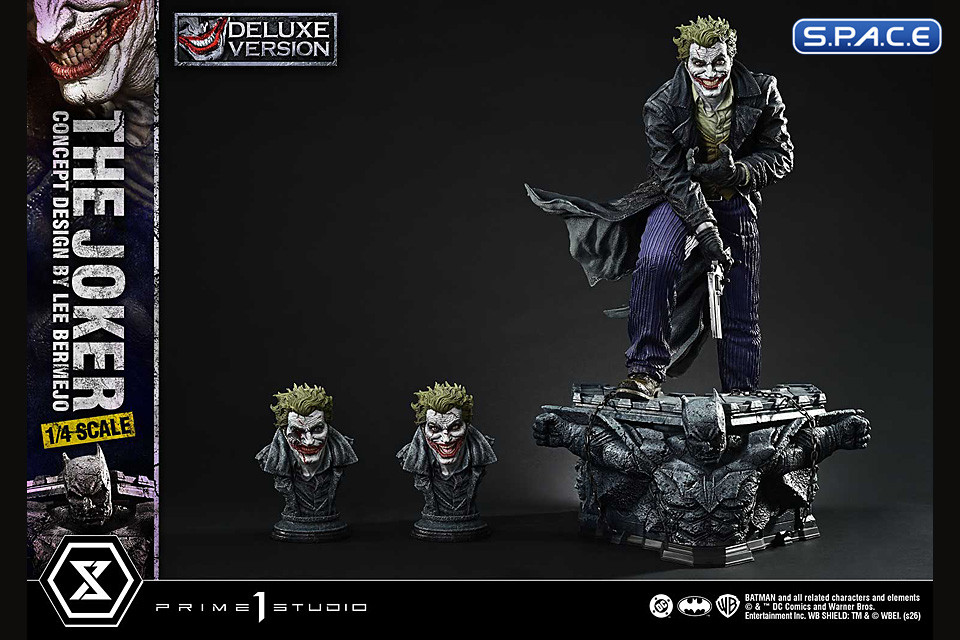 1/4 Scale The Joker �Concept Design by Lee Bermejo� Ultimate Premium Masterline Statue - Deluxe Bonus Version (DC Comics)