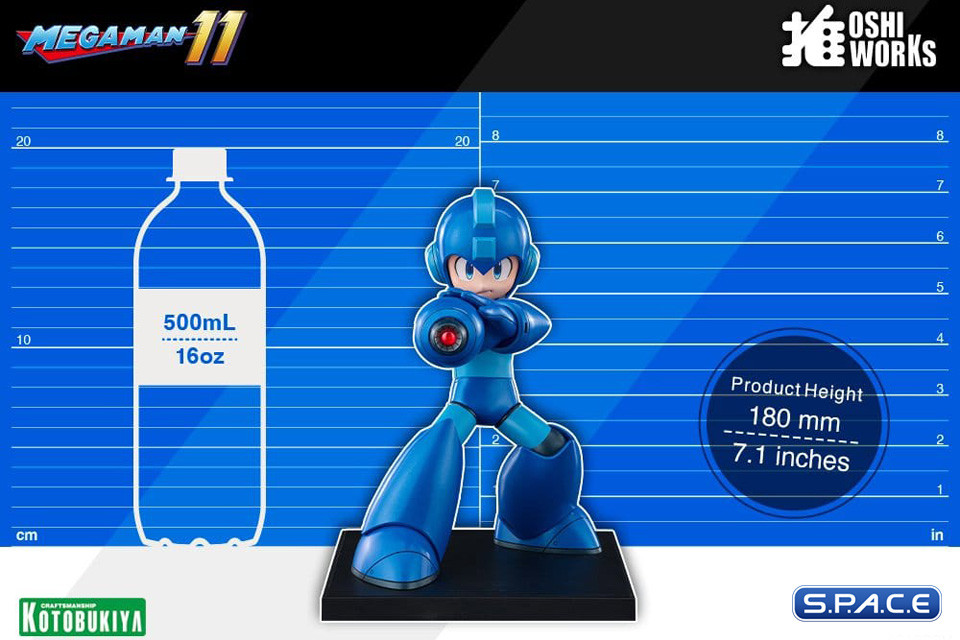 Mega Man Oshi Works PVC Statue (Mega Man 11)