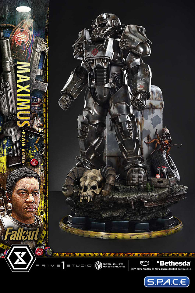 1/4 Scale Maximus Power Armor Real Elite Masterline Statue (Fallout)
