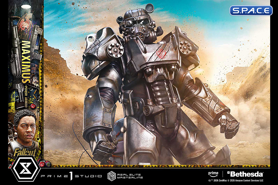 1/4 Scale Maximus Power Armor Real Elite Masterline Statue (Fallout)