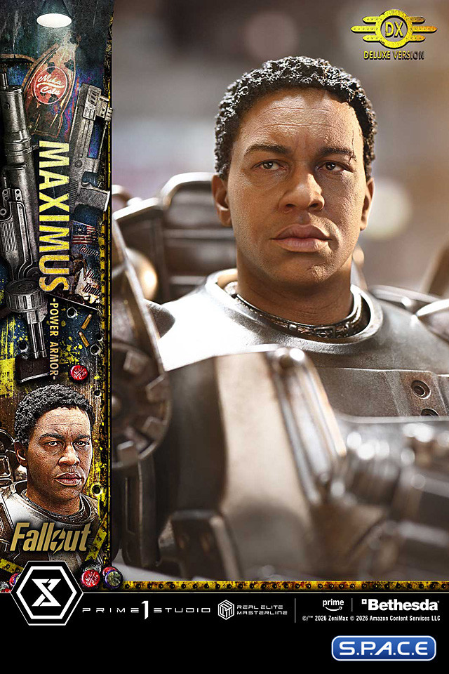 1/4 Scale Maximus Power Armor Deluxe Real Elite Masterline Statue - Bonus Version (Fallout)