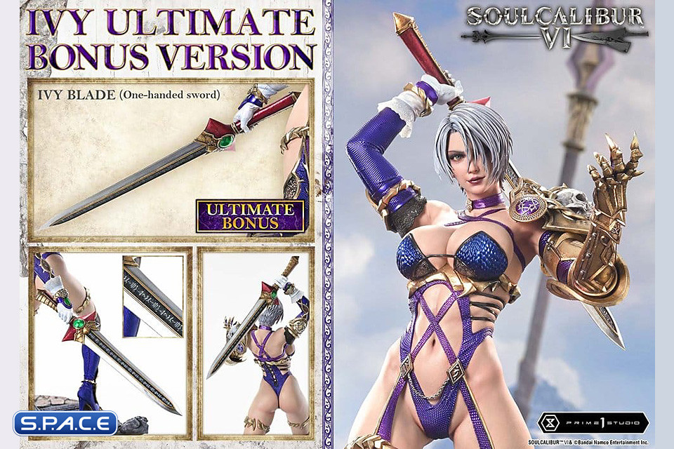 1/4 Scale Ivy Real Elite Masterline Statue - Ultimate Bonus Version (Soulcalibur VI)