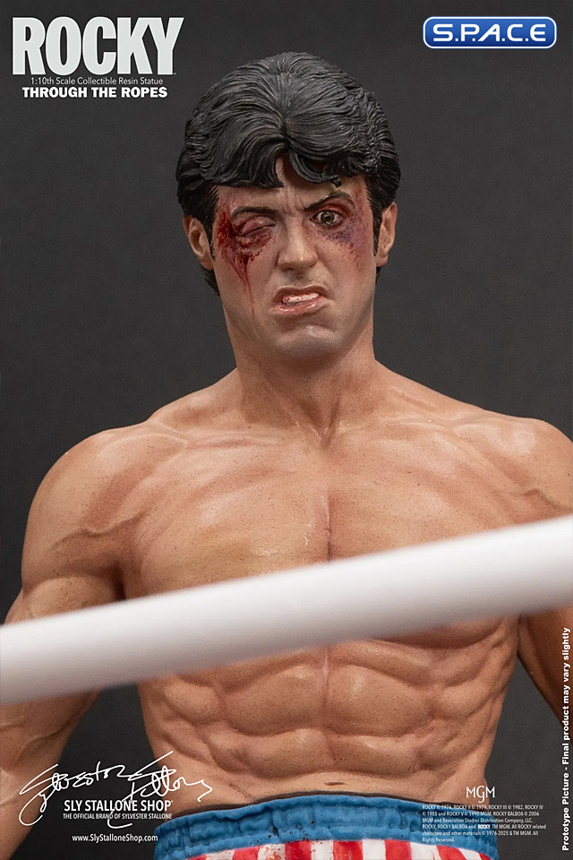 1/10 Scale Rocky Over Drago Through the Ropes Statue (Rocky 4)