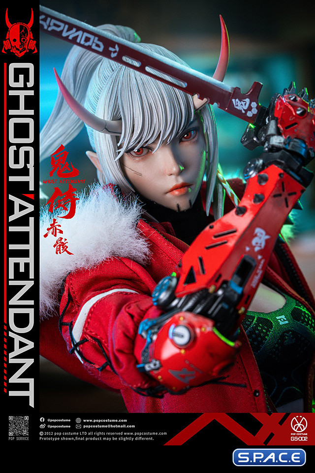 1/6 Scale Ghost Attendant Red Remains