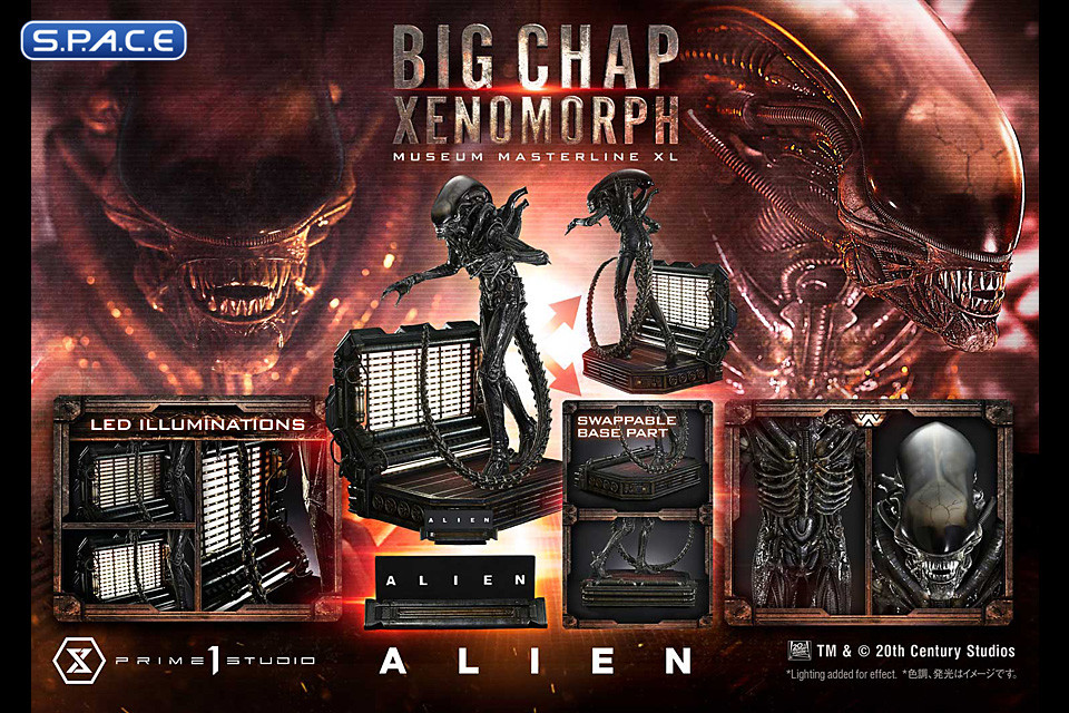 1/3 Scale Big Chap Xenomorph Museum Masterline XL Statue - Bonus Version (Alien)