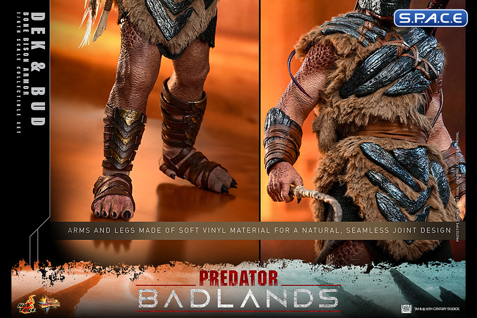 1/6 Scale Dek �Bone Bison Armor� and Bud Movie Masterpiece Set MMS873 (Predator: Badlands)