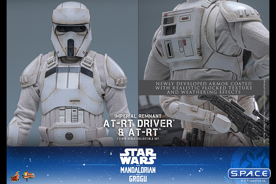 1/6 Scale Imperial Remnant AT-RT Driver & AT-RT Movie Masterpiece Set MMS875 (Star Wars: The Mandalorian and Grogu)