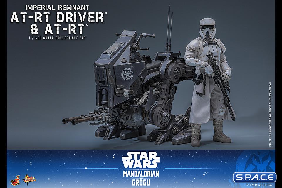 1/6 Scale Imperial Remnant AT-RT Driver & AT-RT Movie Masterpiece Set MMS875 (Star Wars: The Mandalorian and Grogu)