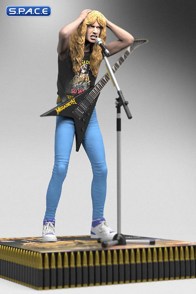 Dave Mustaine Rock Iconz Statue - Version 2 (Megadeth)