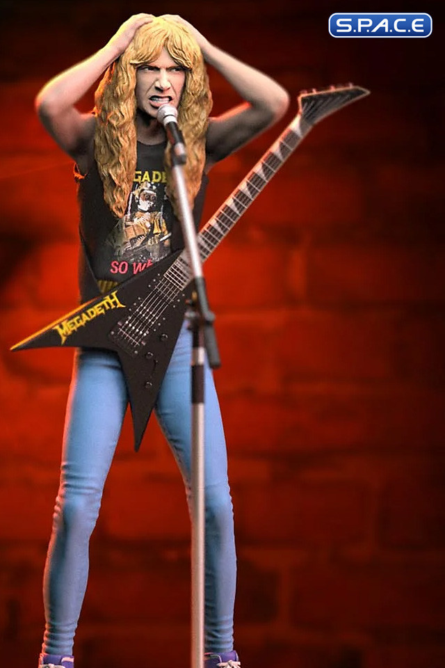 Dave Mustaine Rock Iconz Statue - Version 2 (Megadeth)