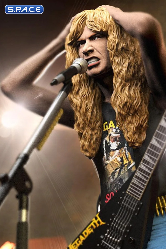 Dave Mustaine Rock Iconz Statue - Version 2 (Megadeth)