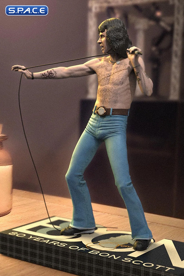 Bon Scott Rock Iconz Statue - Version 3 (AC/DC)