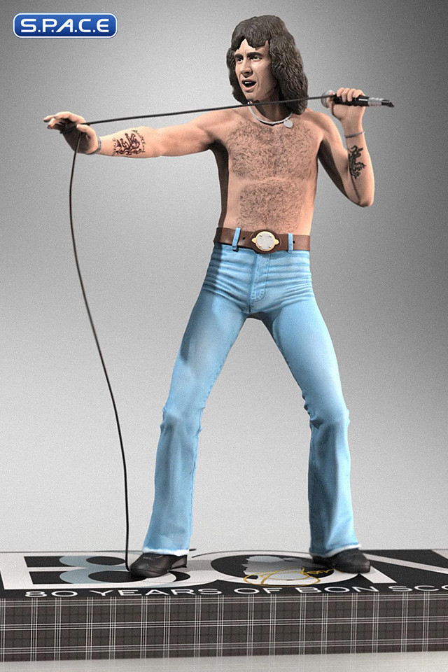 Bon Scott Rock Iconz Statue - Version 3 (AC/DC)