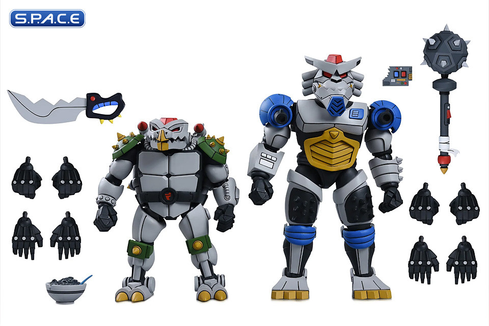 Robo Tokka and Robo Rahzar 2-Pack - 1987 Cartoon Version (Teenage Mutant Ninja Turtles)