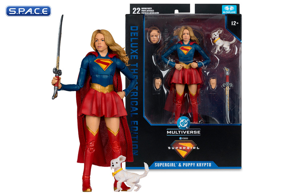 Supergirl & Puppy Krypto from Supergirl - Deluxe Theatrical Edition (DC Multiverse)