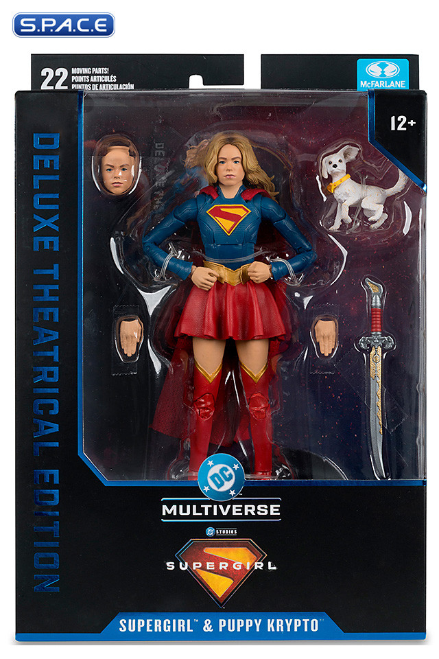 Supergirl & Puppy Krypto from Supergirl - Deluxe Theatrical Edition (DC Multiverse)